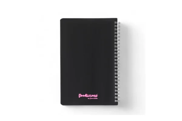 Black Multicolor Designer Notebook