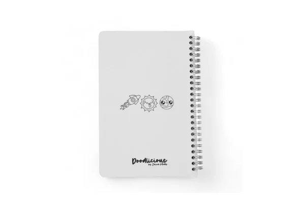 Space Black & White Designer Notebook
