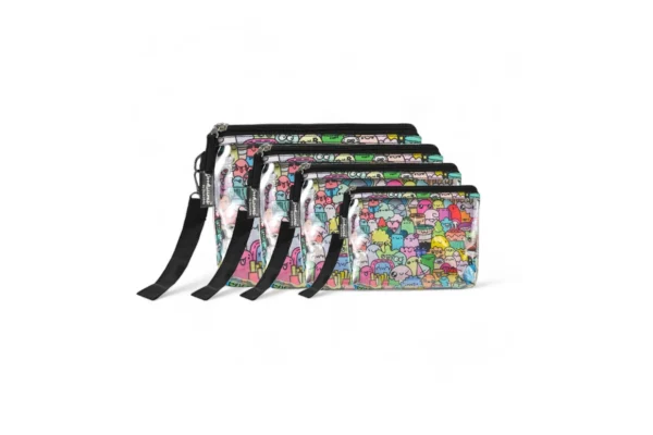 Classic Multicolor Designer Pouch Set