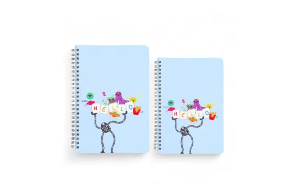 Blue Robot Designer Notebook