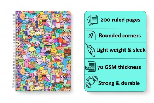 Classic Multicolor Designer Notebook