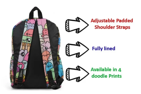 Classic Multicolor Designer Backpack