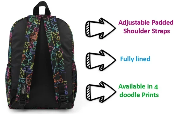 Black Designer Backpack