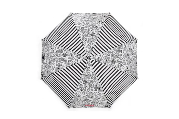 Space Black & White Designer Manual Umbrella