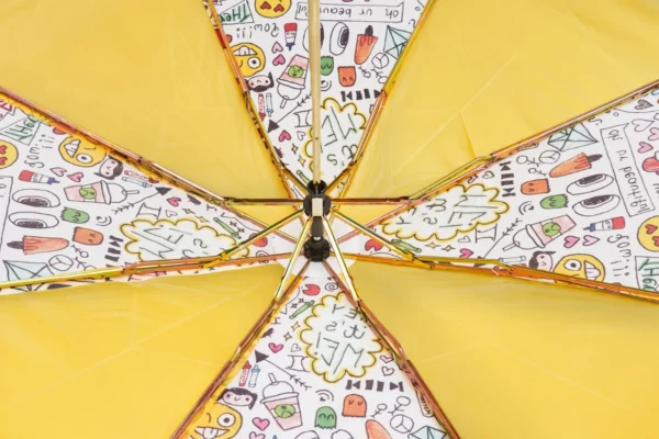 Yellow Designer Manual Umbrella
