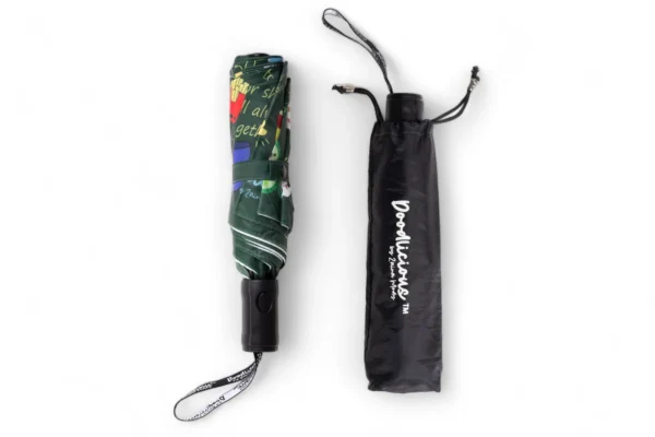 Couples Designer 3 Fold Umbrella