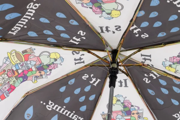 Raining & Pouring Designer 3 Fold Umbrella