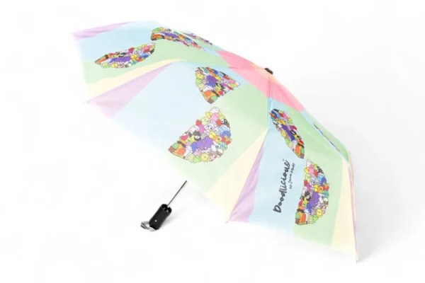 Pastels Designer 3 Fold Umbrella