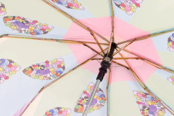 Pastels Designer 3 Fold Umbrella
