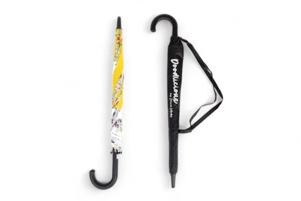 Yellow Designer Tall Umbrella