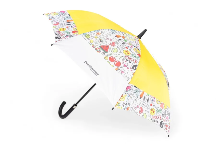 Yellow Designer Tall Umbrella