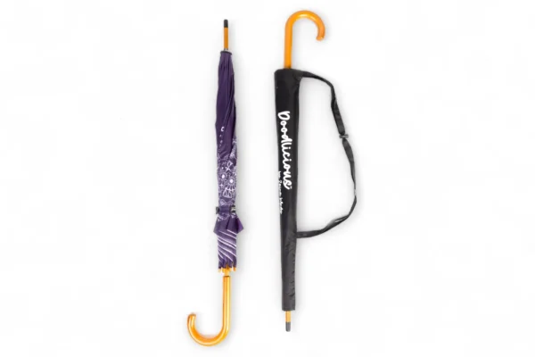 Heart Mandala Designer Tall Umbrella