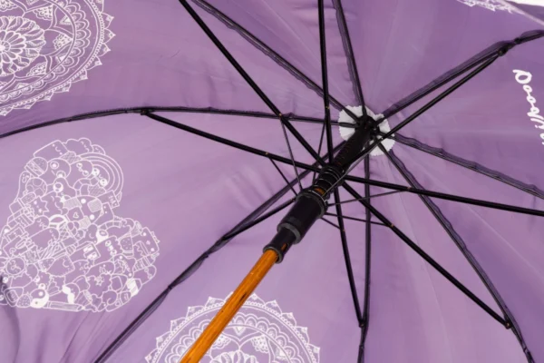 Heart Mandala Designer Tall Umbrella