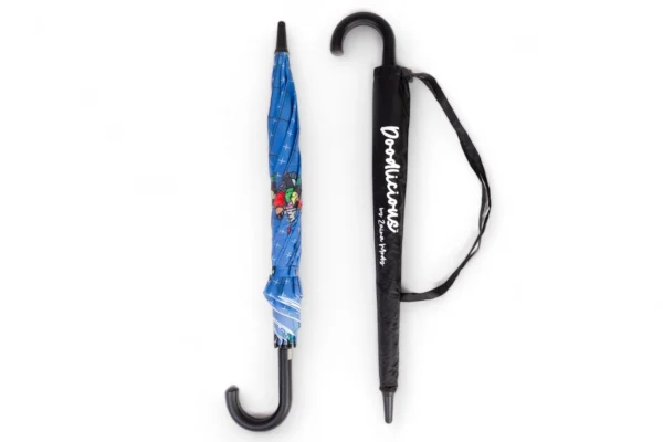 Denim Blue Designer Tall Umbrella