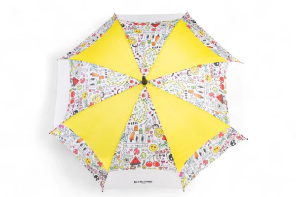 Yellow Designer Tall Umbrella