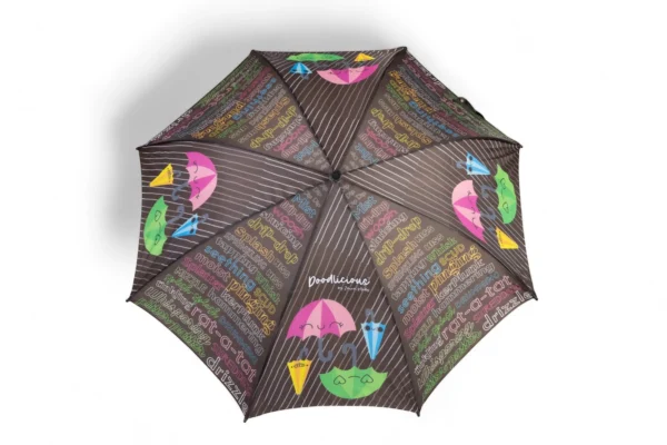 Rain Sounds Designer 3 Fold Umbrella