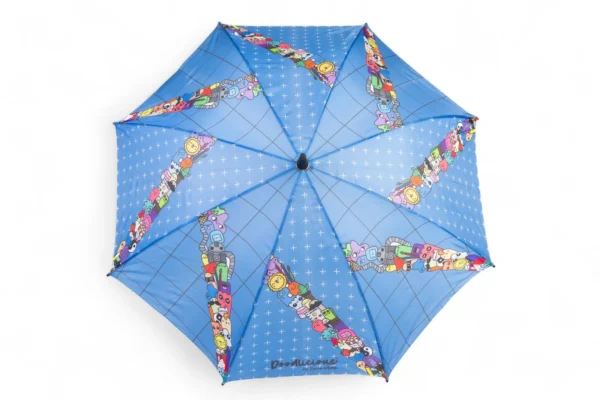Denim Blue Designer Tall Umbrella