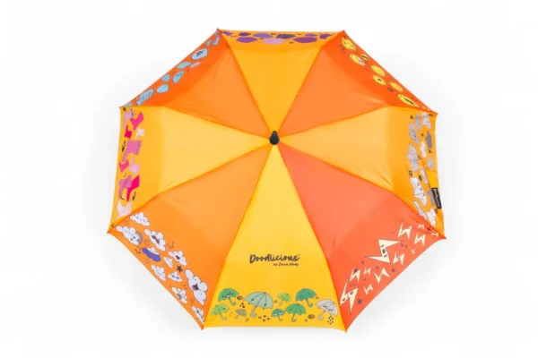 Orange Designer Tall Umbrella