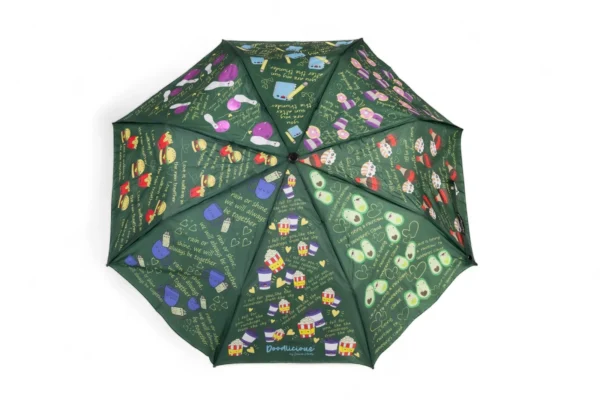Couples Designer 3 Fold Umbrella