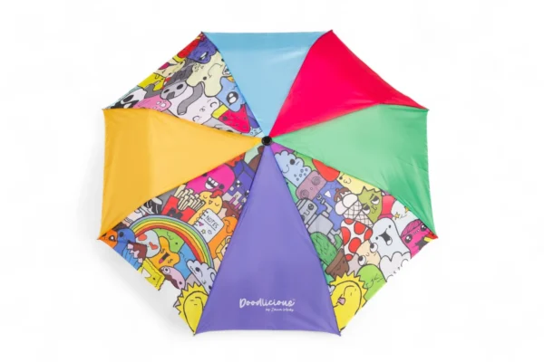 Colorful Designer 3 Fold Umbrella